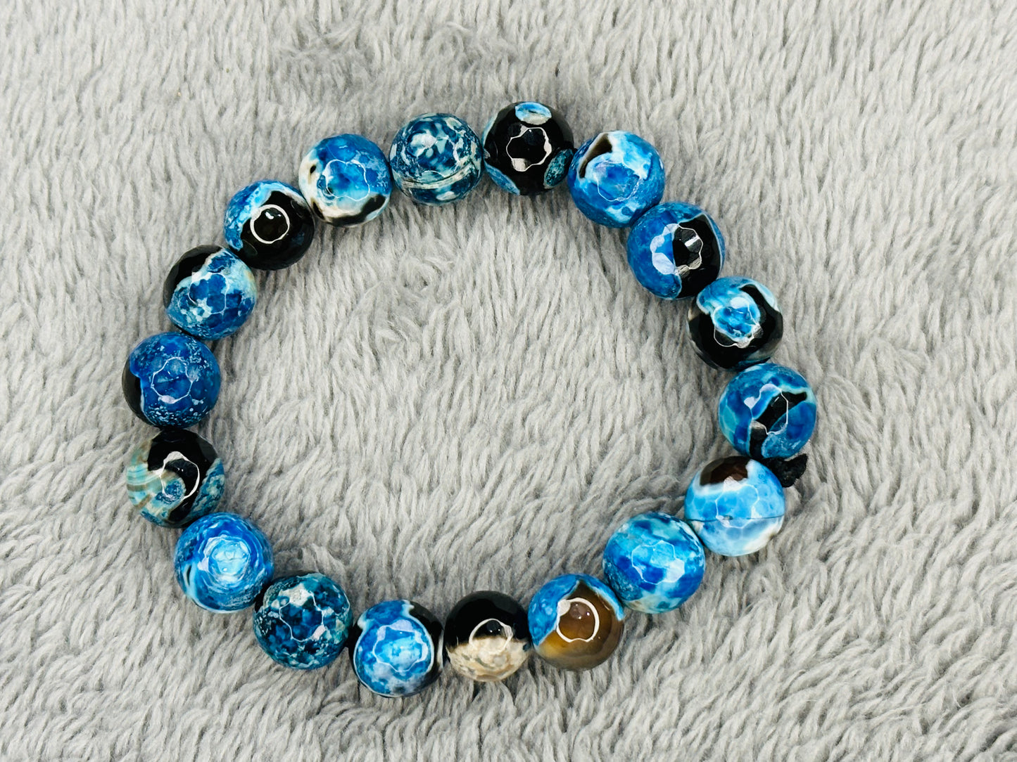 Blue Luxury Natural Stone Handbeads