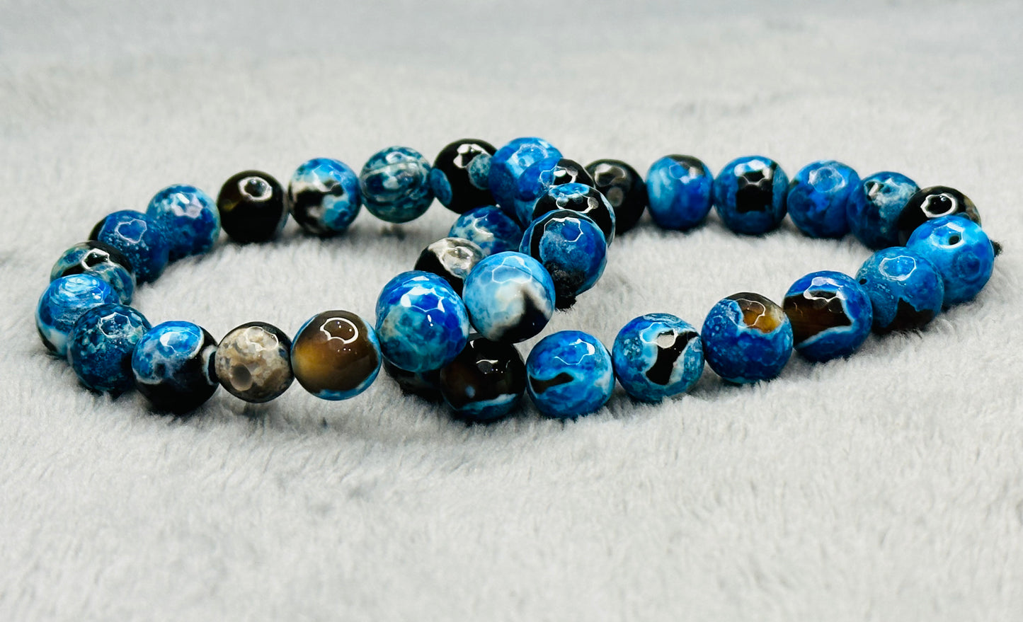 Blue Luxury Natural Stone Handbeads