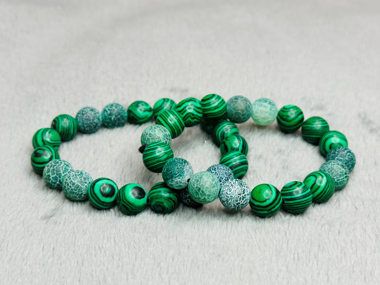 Green Luxury Natural Stone Handbeads
