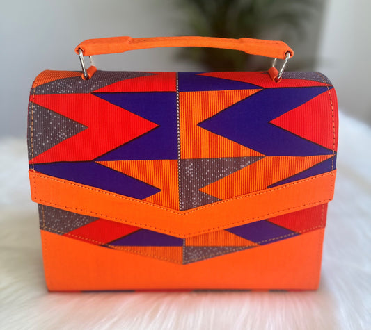 LATRE ASO OKE  BAG (Geometric Orange)