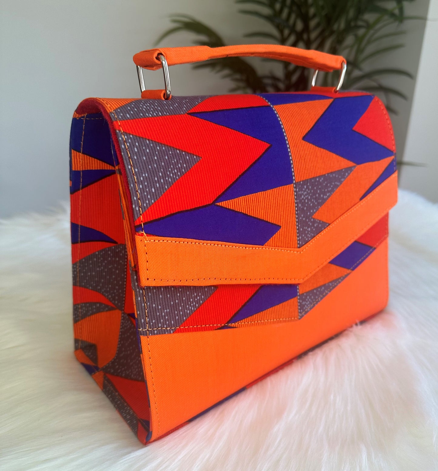 LATRE ASO OKE  BAG (Geometric Orange)