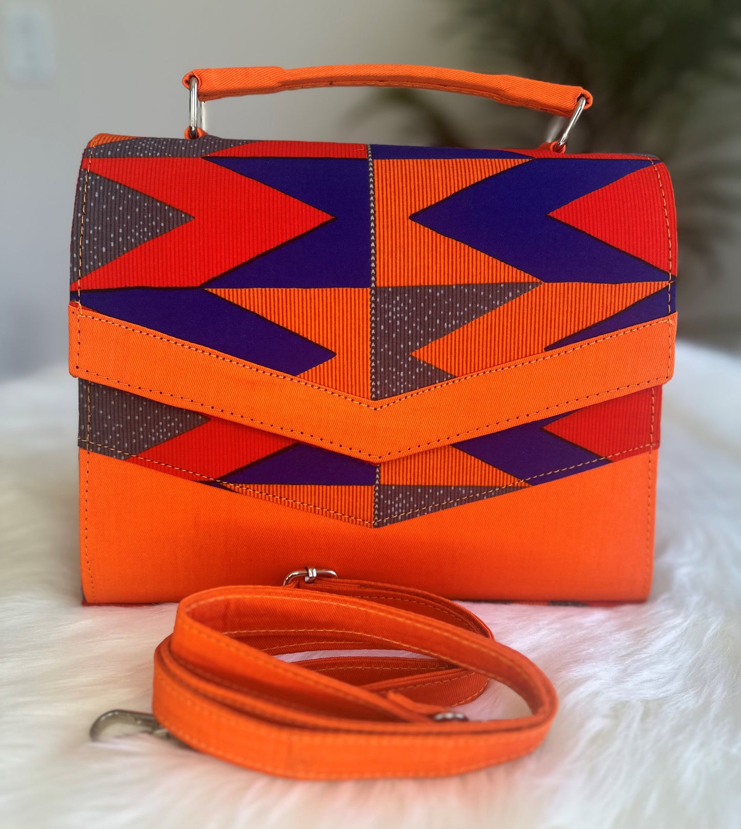 LATRE ASO OKE  BAG (Geometric Orange)