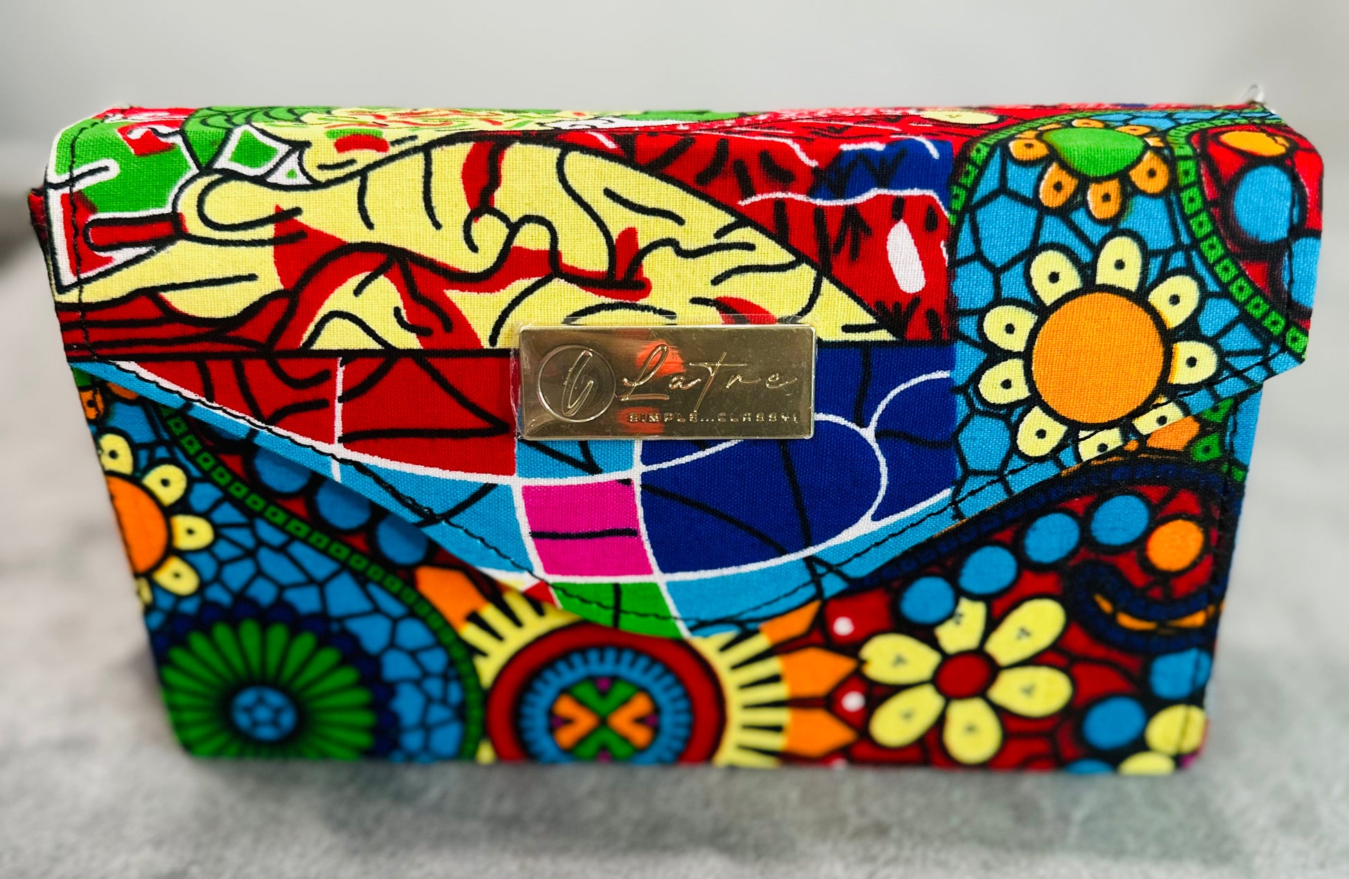 Ankara clutch best sale purse