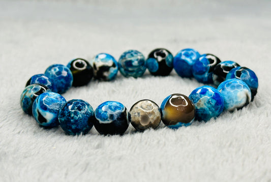 Blue Luxury Natural Stone Handbeads