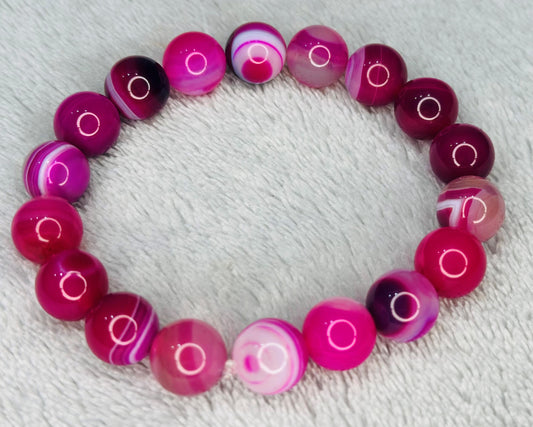 Pink Luxury Natural Stone Handbeads